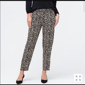 JCrew Factory Animal Print Jamie Pant